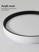 GobekUsa LED Ceiling Lamp: Simple Modern Round Study Bedroom Balcony Light
