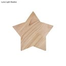 GobekUsa Modern Wood Star LED Wall Sconce - Stylish Contemporary Living Room Lighting