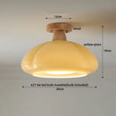 GobekUsa LED Wicker Wood Ceiling Lights Modern Style Hallway Nordic Luminaria