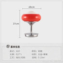 GobekUsa Glass Egg Tart Desk Lamp for Living Room Bedroom Office