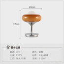 GobekUsa Glass Egg Tart Desk Lamp for Living Room Bedroom Office