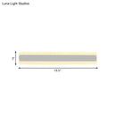 GobekUsa Modern Acrylic LED Bathroom Vanity Lighting Fixture in Warm/White Light, 16"/19.5"/23.5" Wide