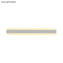GobekUsa Modern Acrylic LED Bathroom Vanity Lighting Fixture in Warm/White Light, 16"/19.5"/23.5" Wide