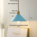 GobekUsa Iron Lampshade LED Pendant Lights, Adjustable Modern Hang Lamp
