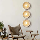 GobekUsa LED Wall Lamp Pull Chain Yellow Stone Modern Mirror Light