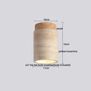 GobekUsa Glass Ball LED Ceiling Light, Japan Style, Yellow Travertine, Restaurant Reading Décor