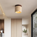 GobekUsa LED Wood Yellow Travertine Ceiling Light - Modern Style for Home Decor