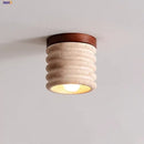 GobekUsa LED Wood Yellow Travertine Ceiling Light - Modern Style for Home Decor