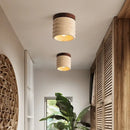 GobekUsa LED Wood Yellow Travertine Ceiling Light - Modern Style for Home Decor