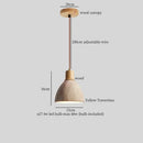 GobekUsa Yellow Travertine LED Pendant Lights for Kitchen Island Bedroom Dining Table