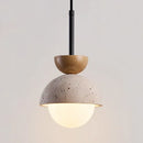 GobekUsa Yellow Travertine LED Pendant Lights for Kitchen Island Bedroom Dining Table