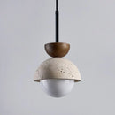 GobekUsa Yellow Travertine LED Pendant Lights for Kitchen Island Bedroom Dining Table