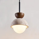 GobekUsa Yellow Travertine LED Pendant Lights for Kitchen Island Bedroom Dining Table