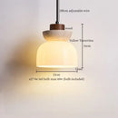 GobekUsa Yellow Travertine LED Pendant Lights for Kitchen Island Bedroom Dining Table