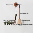 GobekUsa LED Yellow Travertine Stone Wall Lamp - Nordic Modern Stair Light