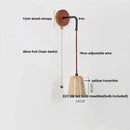 GobekUsa LED Yellow Travertine Stone Wall Lamp - Nordic Modern Stair Light