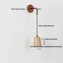 GobekUsa LED Yellow Travertine Stone Wall Lamp - Nordic Modern Stair Light