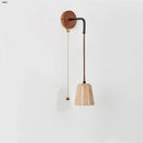 GobekUsa LED Yellow Travertine Stone Wall Lamp - Nordic Modern Stair Light