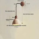 GobekUsa LED Yellow Travertine Stone Wall Lamp - Nordic Modern Stair Light