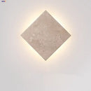 GobekUsa LED Wall Lamp Sconce Yellow Travertine Square Stair Light Waterproof Fixture