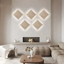 GobekUsa LED Wall Lamp Sconce Yellow Travertine Square Stair Light Waterproof Fixture