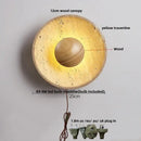 GobekUsa LED Wall Lamp Sconce Yellow Travertine Square Stair Light Waterproof Fixture