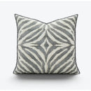 GobekUsa Gold Zebra Pattern Jacquard Pillow Cover - Modern Luxury Decor