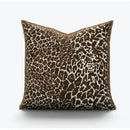 GobekUsa Gold Zebra Pattern Jacquard Pillow Cover - Modern Luxury Decor
