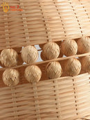 GobekUsa Bamboo Weave Pendant Light LED E27 Modern Zen Decor Restaurant Bar Tea Room