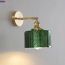 GobekUsa Green Glass LED Wall Lamps - Modern Home Decor Applique Murale