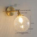 GobekUsa Green Glass LED Wall Lamps - Modern Home Decor Applique Murale
