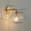 GobekUsa Green Glass LED Wall Lamps - Modern Home Decor Applique Murale