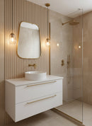 Gold Wall Brass Mirror - Triangle Mirror