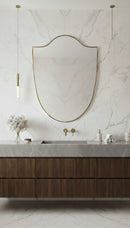 Antique Brass Mirror - Italien Antique Mirror