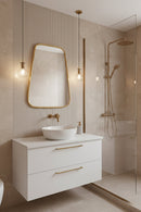 Gold Wall Mirror - Handmade triangle Mirror