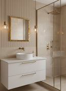 Gold Square Mirror - Unlacquered Brass Mirror