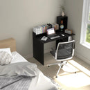 Modern Computer Desk with Storage Bookshelf and Hutch for Home Office by LJGDeals