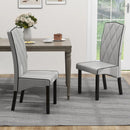 Modern Dining Chair with High Backrest High-density Sponge Cushion by LJGDeals