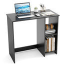 31.5 Inch Modern Home Office Desk with 2 Compartments by LJGDeals