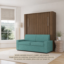 Wall Bed with Sofa by Inovabed