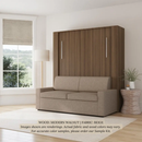 Wall Bed with Sofa by Inovabed