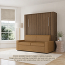 Wall Bed with Sofa by Inovabed