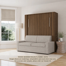 Wall Bed with Sofa by Inovabed