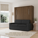 Wall Bed with Sofa by Inovabed