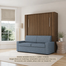 Wall Bed with Sofa by Inovabed