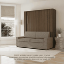 Wall Bed with Sofa by Inovabed