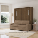 Wall Bed with Sofa by Inovabed