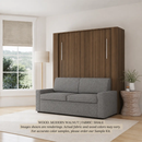 Wall Bed with Sofa by Inovabed