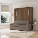 Wall Bed with Sofa by Inovabed