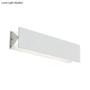 GobekUsa Modernism Style Linear Wall Sconce - Aluminum LED Wall Lamp in White - 7"/14" Wide